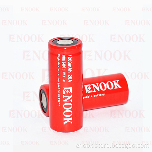 Enook 18490 1200mAh 20A Li-mn Battery